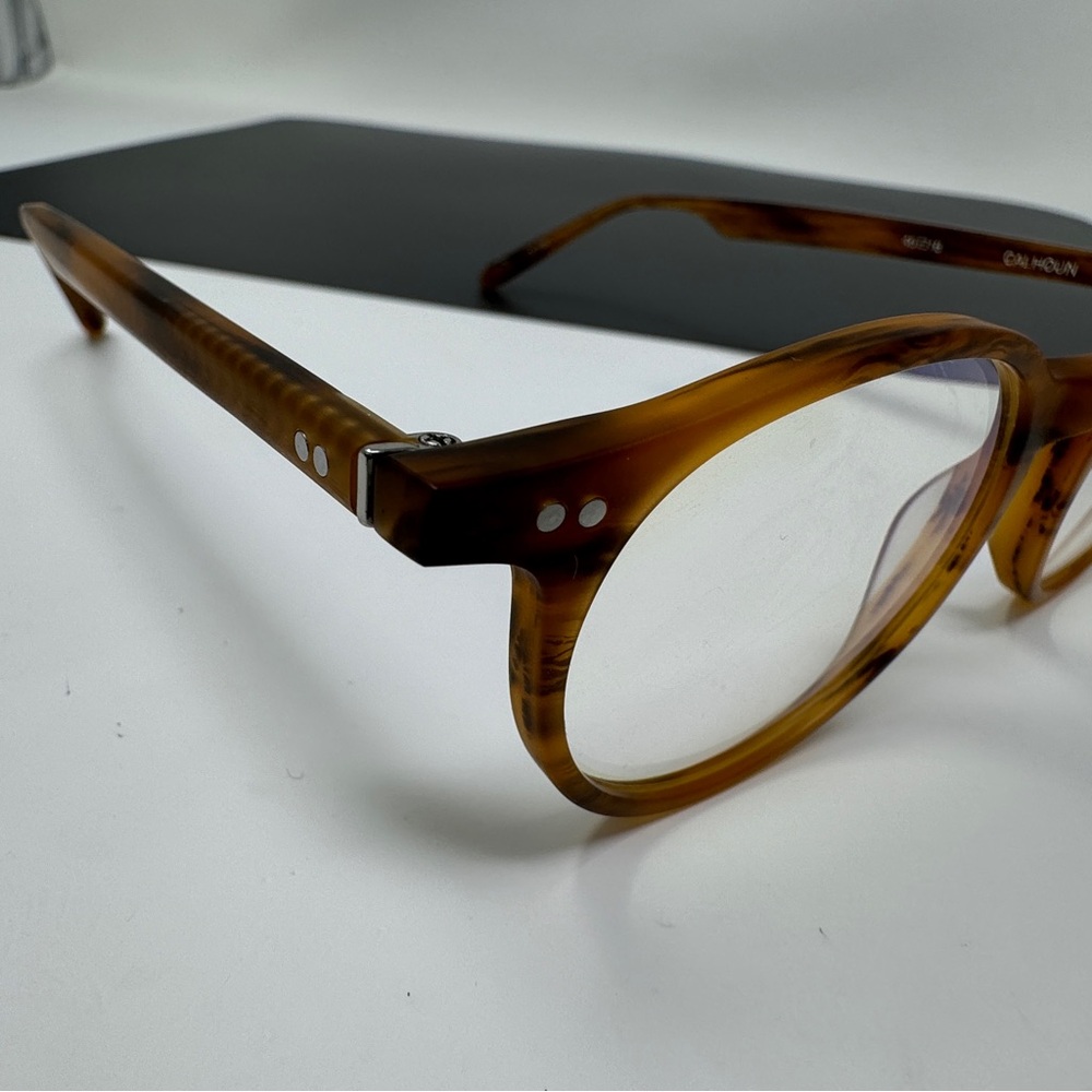 KREWE Tortoiseshell Round Eyeglass Frames - Picture 8 of 11